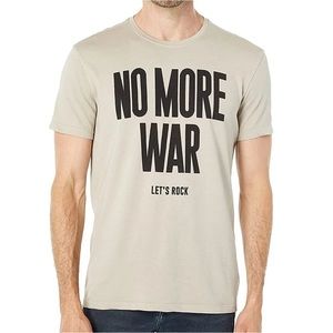 John Varvatos No More War Graphic T-Shirt - Size M MSRP: $118